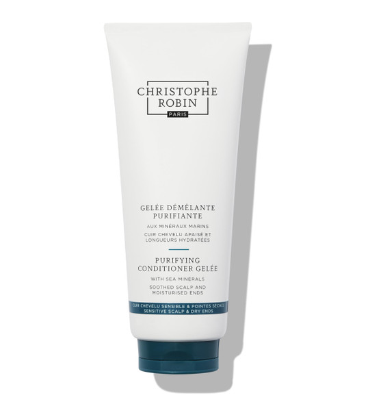 Christophe Robin Purifying Lightweight Conditioner Gela E With Sea Minerals For Soft Lengths And Oily Scalp 6.7 Fl. Oz