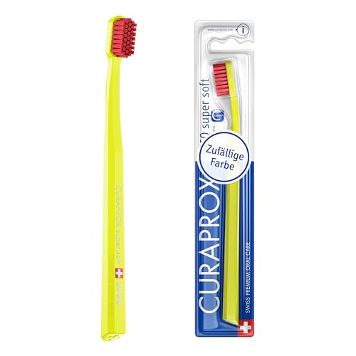 Curaprox Cs 3960 Super Soft Toothbrush Adult Gum And Tooth Care Super Soft Curen Filaments For Gentle Cleaning Assorted Colours Single Pack