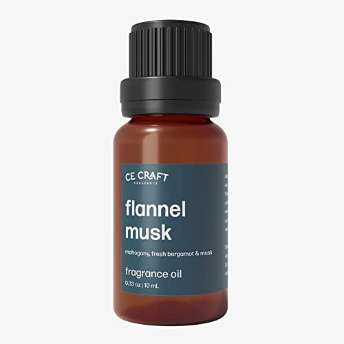 Ce Craft Premium Fragrance Oil Pair For Diffusers Flannel Musk + Flannel Pine " Diffuser Oils Fragrances Scented For Home Candle Soap Making Supplies Aromatherapy Blends For House 10 Ml