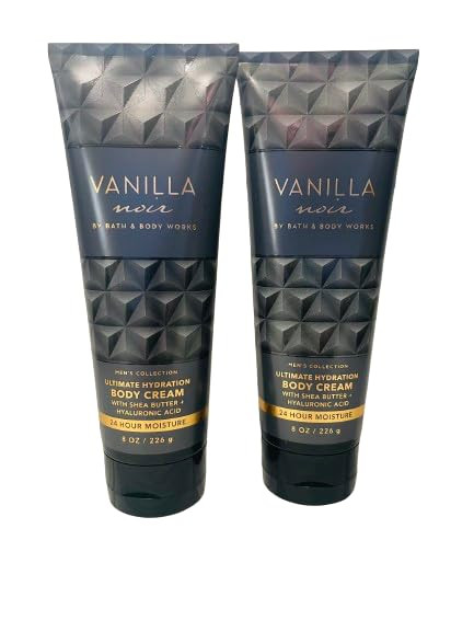 Bath And Body Works Vanilla Noir Body Cream 8 Oz Pack Of 2
