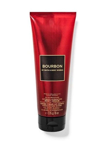 Bath And Body Works Hyaluronic Acid Body Cream For Men 8 Ounce Bourbon