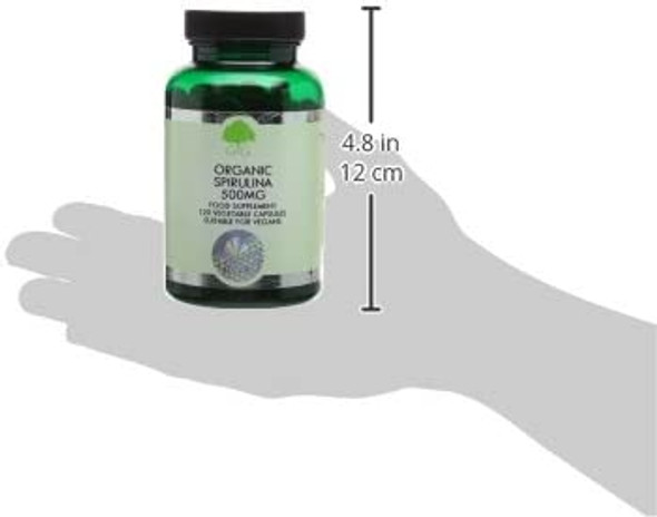 G&G Vitamins 500 mg Spirulina Capsules