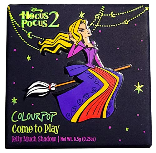 Colourpop Hocus Pocus 2 Jelly Much Eyeshadow Shimmery Pigmented Come To Play Warm Violet Purple