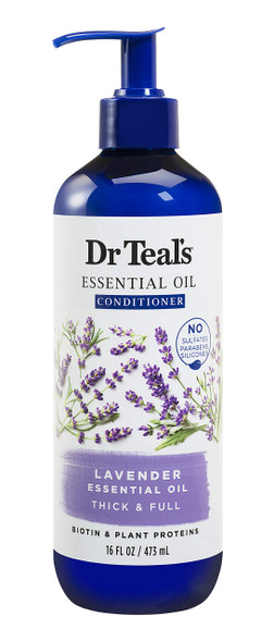 Dr Teal'S Lavender Thick and Full Essential Oil Conditioner Sulfate 16 Fl Oz