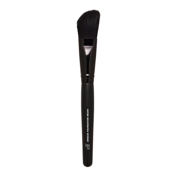 E.L.F Cosmetics Angled Foundation Brush Synthetic Brush Designed For Precise Makeup Application
