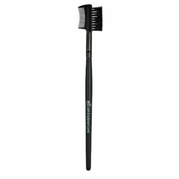 E.L.F. Lash and Brow Comb DualSided Brush Creates Groomed Lashes and Brows Helps Remove Mascara Clumps and Easily Defines Eyebrows Vegan and CrueltyFree