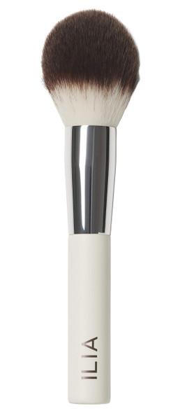 Ilia Finishing Powder Brush Blends Fine Powders Made With Fsc Wood Aluminum + Soft Vegan Bristles Expertly Crafted NonToxic Vegan CrueltyFree Recyclable