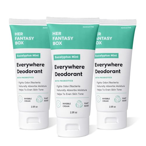 Her Fantasy Box Everywhere Deodorant With Probiotics Mint 3 Pack