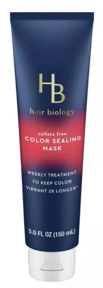 Hb Hair Biology Sulfate Color Sealing Mask.. Formulated To Be Safe For ColorTreated Gray Hair. Biotin Infused Helps Seal Damaged Hair Surfaces Protecting From FadeOut To Keep Color Vibrant 1 Pack 5 Fl Oz