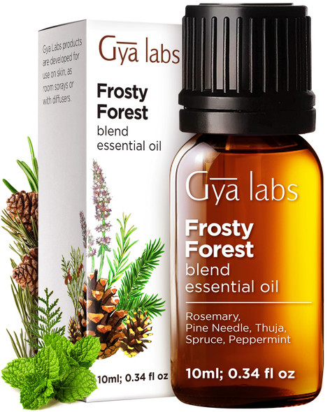 Gya Labs Frosty Forest Essential Oil Blend 0.34 Fl Oz For Diffuser