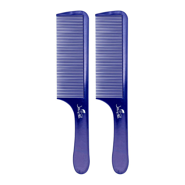 Johnny B. Get Faded AntiStatic Heat Resistant Professional Hair Combs 2Pack Set