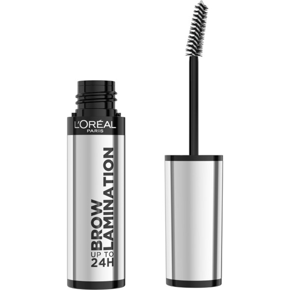 L'Oreal Paris Infallible Up To 24H Wear Brow Lamination WaterResistant Longwear Eyebrow Gel Make Up Clear/Transparent 0.16 Fl Oz