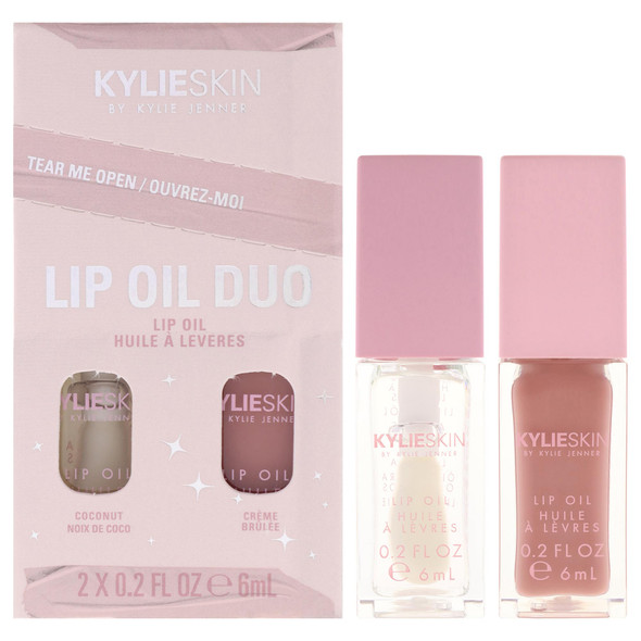 Kylie Jenner'S Lip Oil Set: Coconut and Crme Brlee