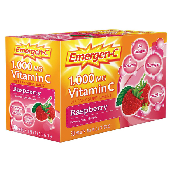 Alacer Emergenc Raspberry 30ct, Pack of 2
