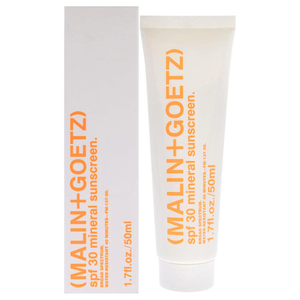 Malin+Goetz Spf 30 Mineral Sunscreen Face and Body Travel Size 1.7 Fl Oz