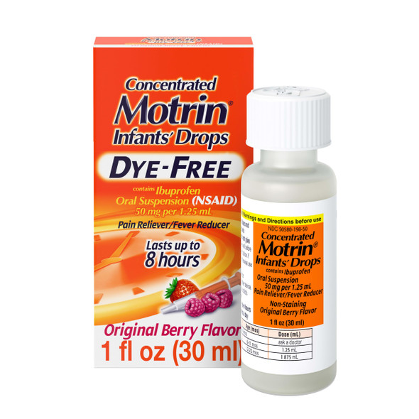 Motrin Infants Oral Suspension Drops Ibuprofen Berry 1 Fl. Oz