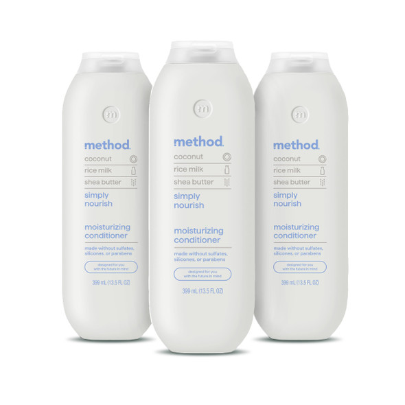 Method Moisturizing Conditioner Simply Nourish 13.5 Fl Oz 3 Pack