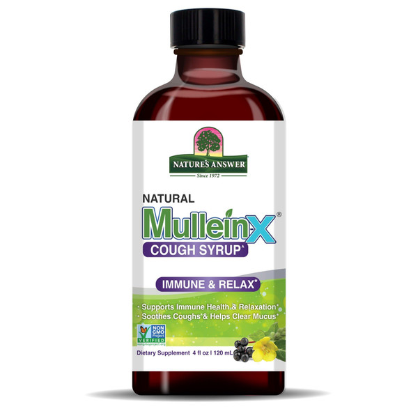 Nature'S Answer Natural MulleinXa Cough Syrup 4 Fl Oz 120 Ml