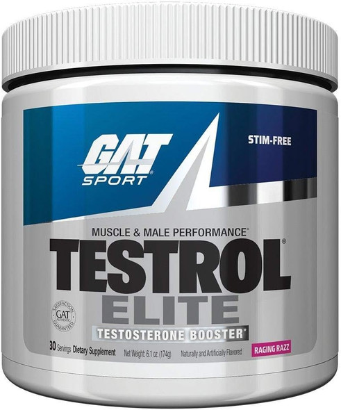 Gat Sport Testrol Elite Testosterone Booster, Raging Razz, 30 Servings