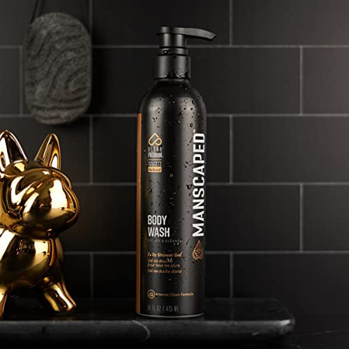 Manscaped Men'S Ultrapremium RefinedTM Body Wash Luxurious Clean Formula Infused With Aloe Vera And Sea Salt Refreshing And Nourishing Daily Shower Gel For Hydrating Skin 16 Oz Aluminum Bottle