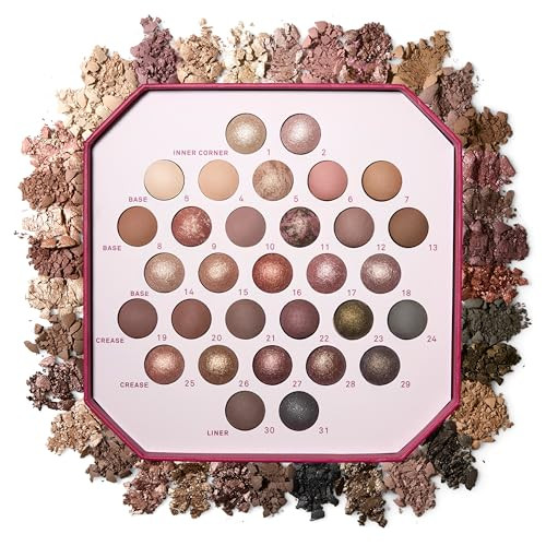 Laura Geller York The Ultimate Palette Minimalism Maximized Includes 31 Baked Eyeshadows In Classic And Marble With Matte and Shimmer Finishes