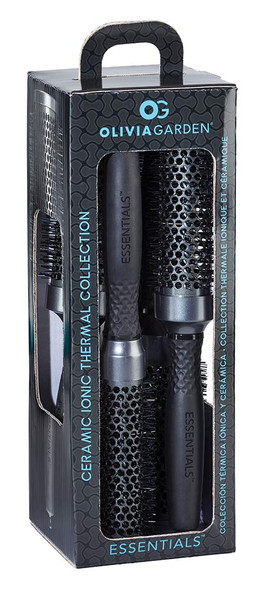 Olivia Garden Essentials Thermal 4Pc Box Deal: OgeBt55 OgeBt45 OgeBt35 OgeBt25 + Box