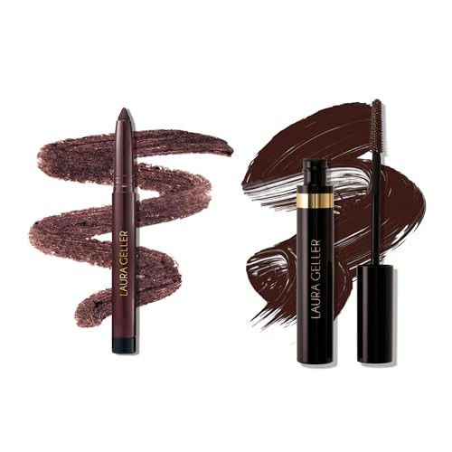 Laura Geller York Laura Geller Kajal Mascara + Eyeliner Duo Longwear Mascara Brown + Kohl Eyeliner Pencil Smoky Amethyst Kohl