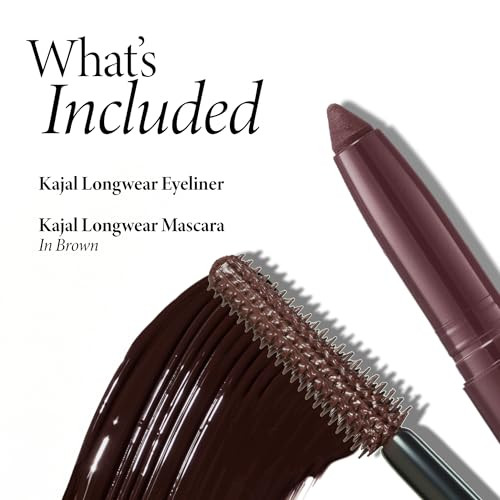 Laura Geller York Laura Geller Kajal Mascara + Eyeliner Duo Longwear Mascara Brown + Kohl Eyeliner Pencil Smoky Amethyst Kohl