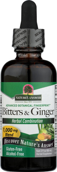 Nature'S Answer AlcoholFree Bitters With Ginger 2Fluid Ounces