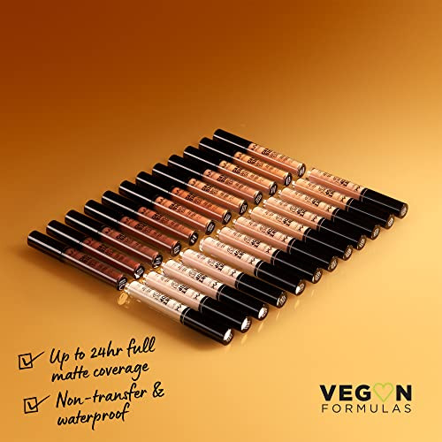 Nyx Professional Makeup Can'T Stop Won'T Stop Contour Concealer 24H Full Coverage Matte Finish Walnut Pack Of 2