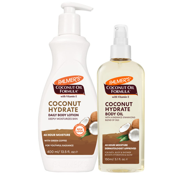 Palmer'S Coconut Oil Body Oil + Body Lotion Value Skin Care Bundle For Dry Skin Provides 48 Hour Moisture To Dry Rough Skin Includes 1 Moisturizing Lotion And 1 Skin Oil 5.1 Fl Oz 13.5 Fl Oz