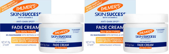 Palmer'S Skin Success AntiDark Spot Fade Cream With Vitamin E And Niacinamide For All Skin Types 2.7 Ounce Pack Of 2
