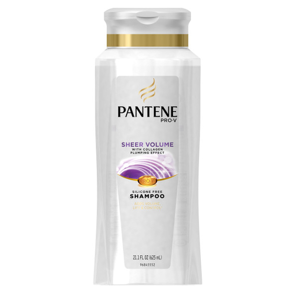 Pantene ProV Sheer Volume Shampoo 21.1 Fl Oz Volumizing Shampoo