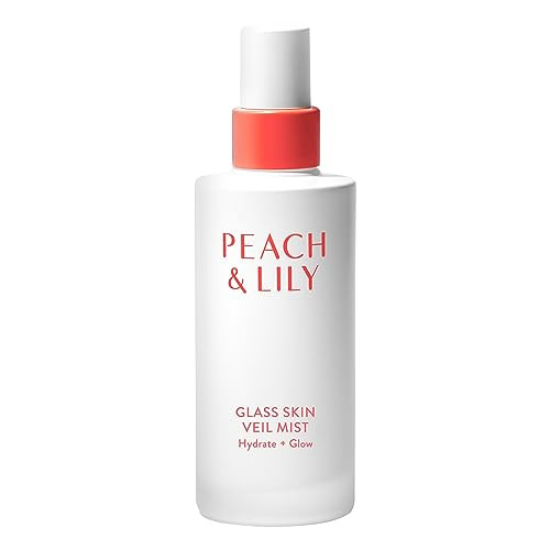 Peach and Lily Skin Veil Mist 3.38 Ounces Hydrate and Glow Facial Mist Weightless Cucumber Water Lotus Peach Reishi Mushroom Self Care Vegan and Cruelty Korean Beauty