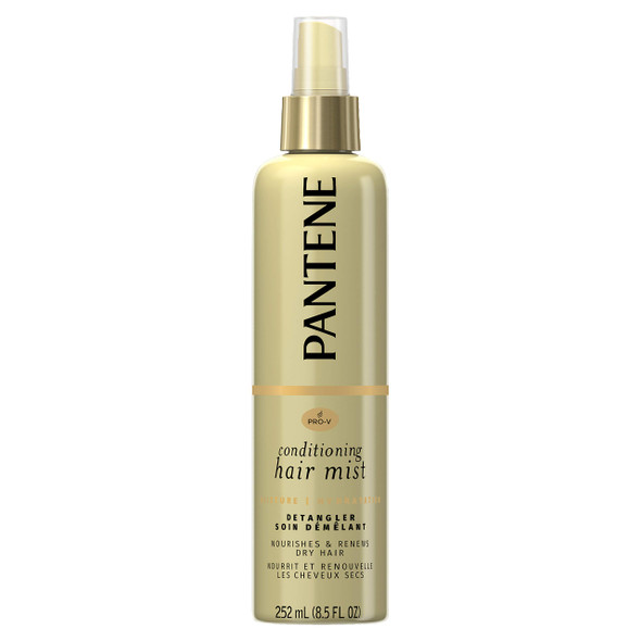 Pantene ProV Nutrient Boost Moisture Conditioning Mist Nourishing And Renewing Detangler 8.5 Fl Oz