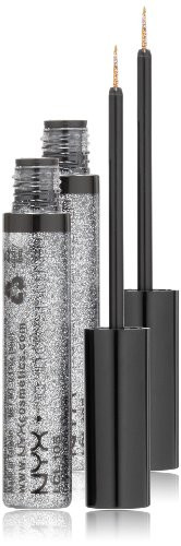 Nyx Professional Makeup Liquid Crystal Liner Crystal Gunmetal 0.17 Ounce
