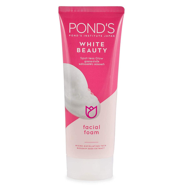 Pond'S White Beauty Facial Foam Face Wash Lightening Acne Skin Cleanser Treatment 50G