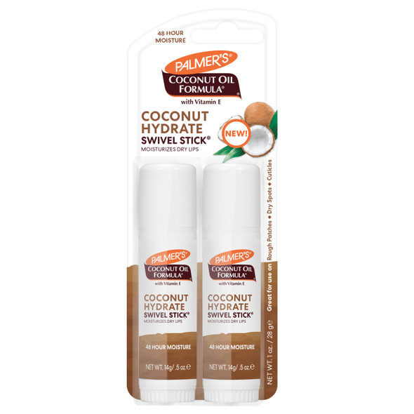 Palmer'S Coconut Oil Swivel Stick Moisturizing Body and Lip Balm Pack Of 2