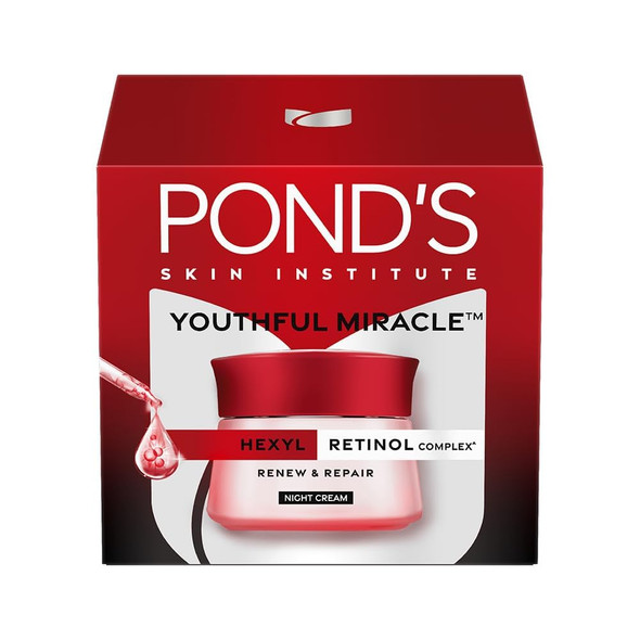 Pond'S Age Miracle For Youthful Glow Day Cream With 10% Retinol Collagen B3 Complex 12G 0.42 Ounce