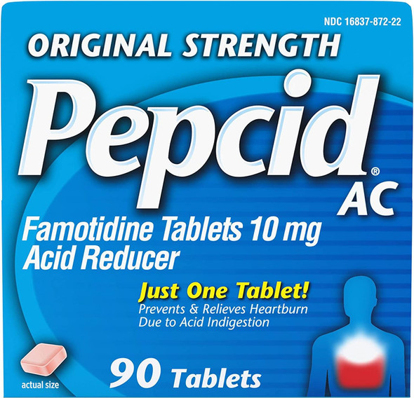 Original Strength Pepcid Ac Tablets 90 Count Pack Of 3