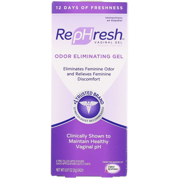 Rephresh Vaginal Gel 0.07 Oz Each 4 Count Pack Of 3