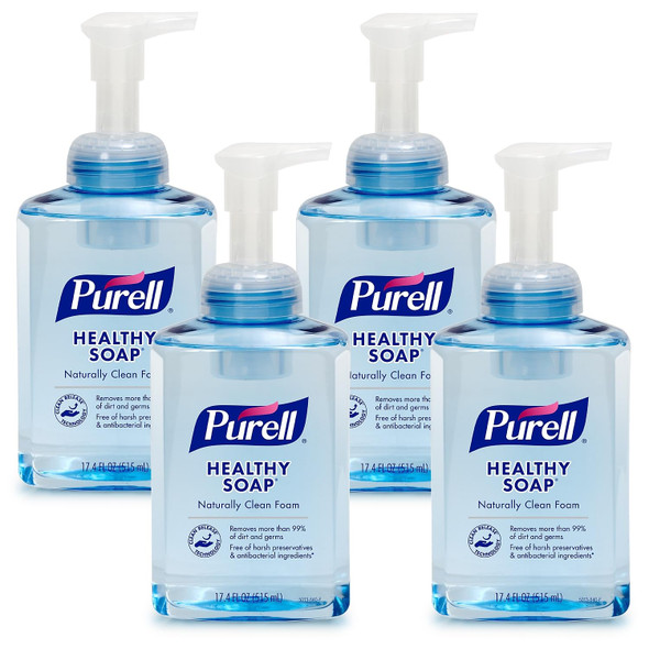 Purell Crt Foam Hand Soap Pump Bottle 4Ct X 17.4 Fl Oz 501304