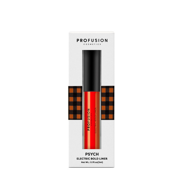 Profusion Cosmetics Electric Bold Waterproof Liner For All Day Glam Get Dazzling Eyes With Vibrant Neon Orange Liquid Eyeline Psych Neon Orange
