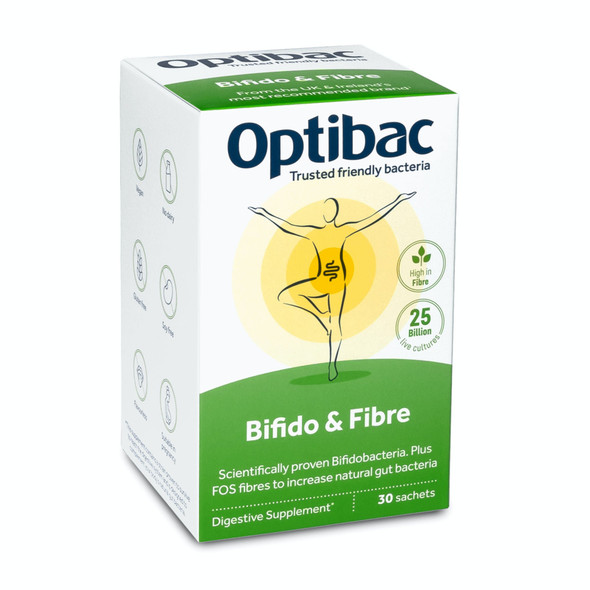 OptiBac Probiotics Bifidobacteria  Fibre 30 sachet