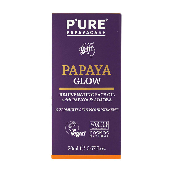 P'ure Papayacare Papaya Glow Rejuvenating Face Oil 20ml