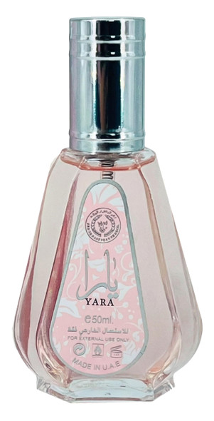 Lattafa Ard Al Zaafaran Yara – Floral, Fruity, Gourmand, Sweet, Musky – Eau de Parfum Spray Long-Lasting Fragrance for Women, 1.7 Ounce / 50ml