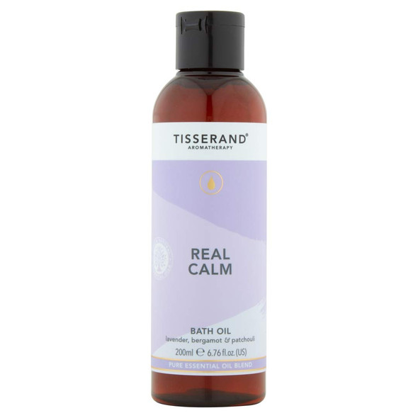 Tisserand Aromatherapy - Real Calm Bath Oil, 200 ml