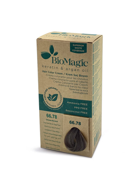 Biomagic Permanent Hair Dye  Deep Dark Blonde Beige Pearl
