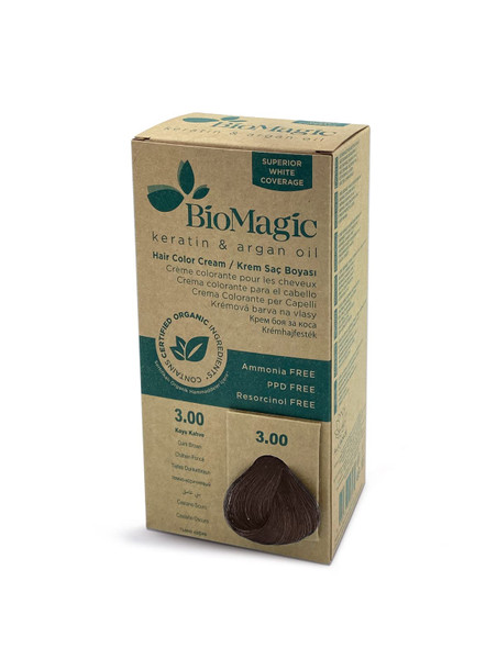 Biomagic Hair Color 60 ml - 3/00 Dark Brown