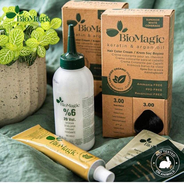 Biomagic Hair Color 60 ml - 3/00 Dark Brown